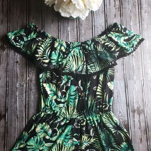 Derek Heart Leafy Romper